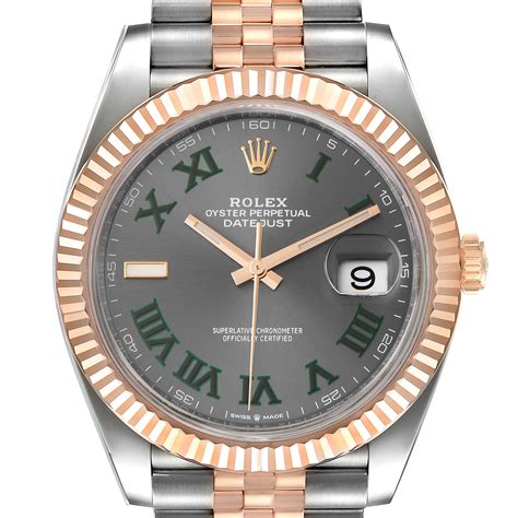 rolex date-just 41 wimbledon everose|Rolex Datejust watch price.